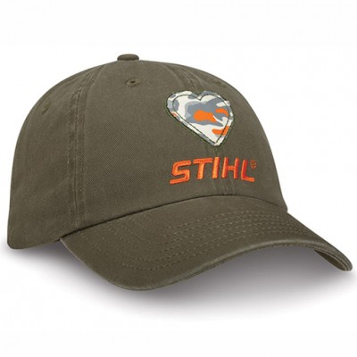 STIHL Olive Ladies Heart Cap Hat  eb-11707938